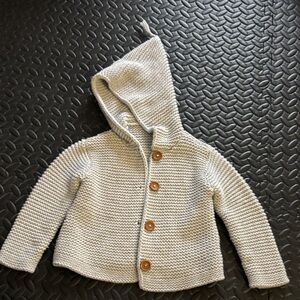 Nordstrom Gray Knit Cardigan Sweater